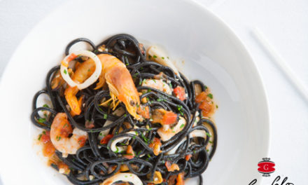 Spaguetti nero di seppia Garofalo al frutti di mare