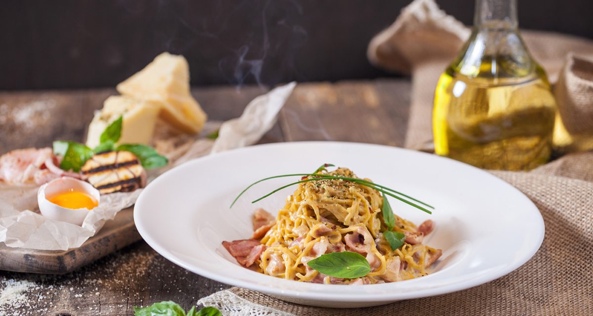 La auténtica receta italiana de espaguetis a la carbonara