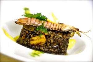 Arroz negro con sepia y cigalas Gastronomix Ebro Foods