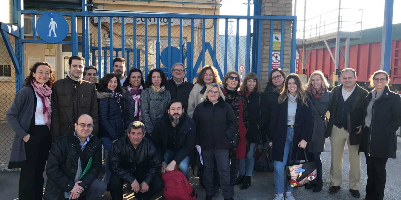 Visita de la Lanzadera a las instalaciones de Herba