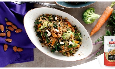 Salteado de quinoa con verduras