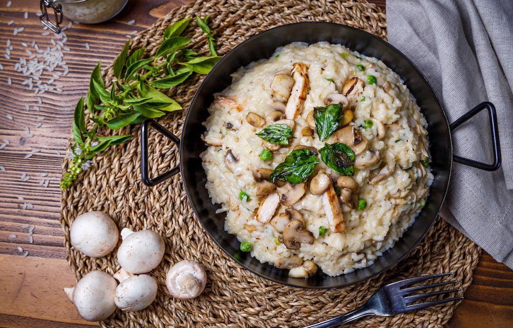 Tipos de arroz para risotto