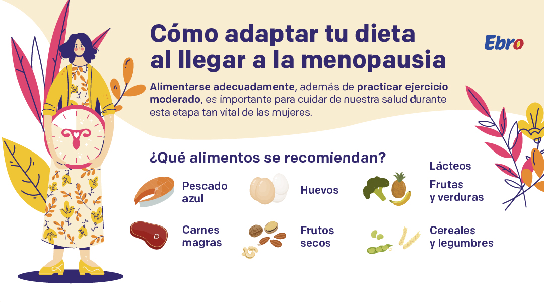 ¿Debemos adaptar la dieta al llegar a la menopausia?