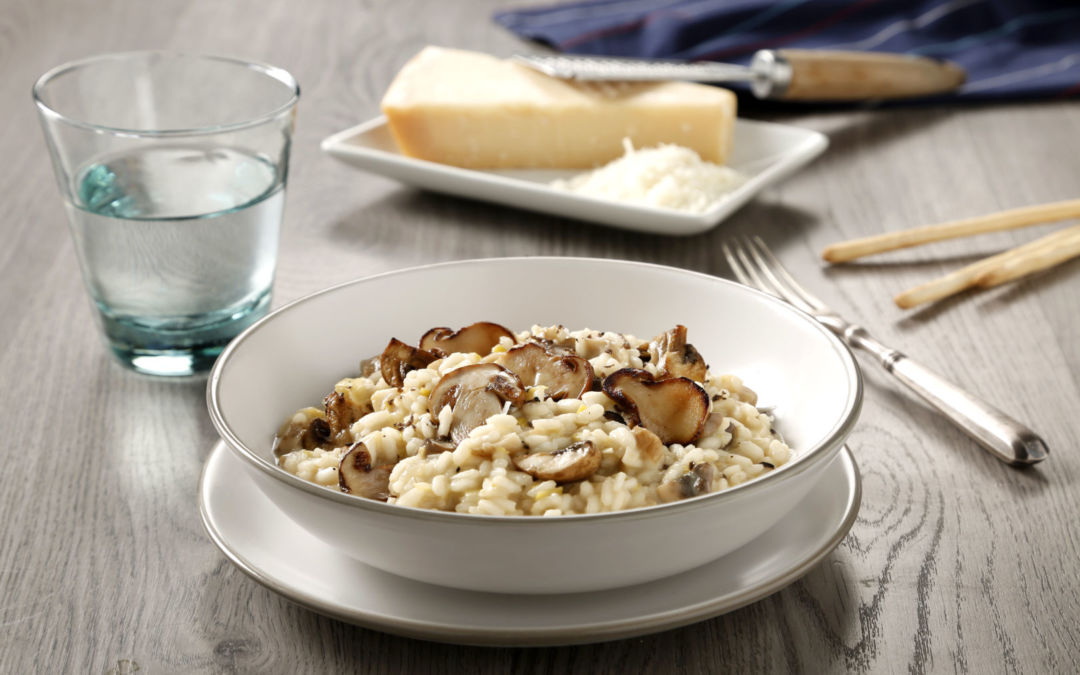 Risotto con setas Sentirse bien se nota