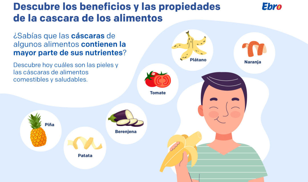 Descubre los beneficios y propiedades de la cáscara de los alimentos