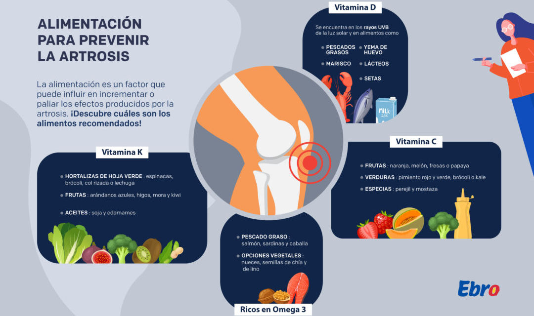 Alimentación para prevenir la artrosis