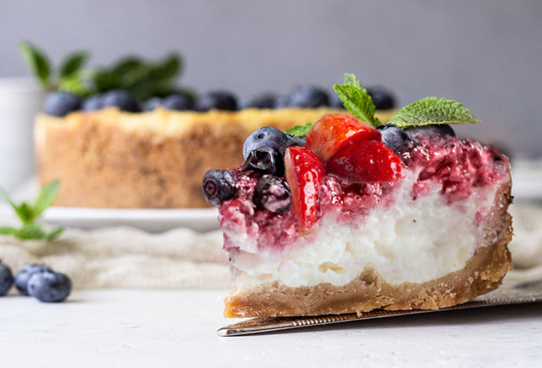 Tarta de arroz con leche