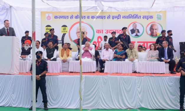 Inauguración de la planta de oxígeno donada por Ebro India y Fundación Ebro en Karnal