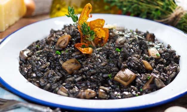 Arroz negro con calamares