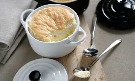 Soufflé de arroz con leche