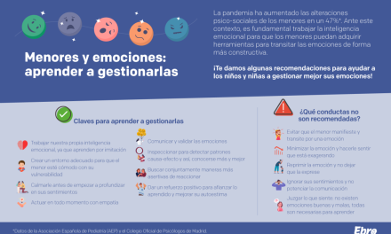 Menores y emociones: aprender a gestionarlas