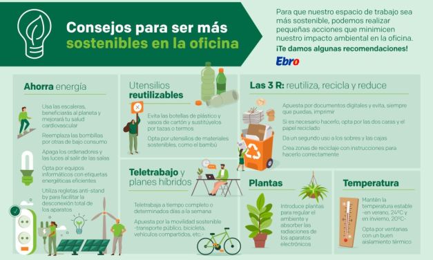 Consejos para ser más sostenibles en la oficina