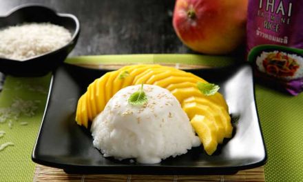 Arroz thai con mango