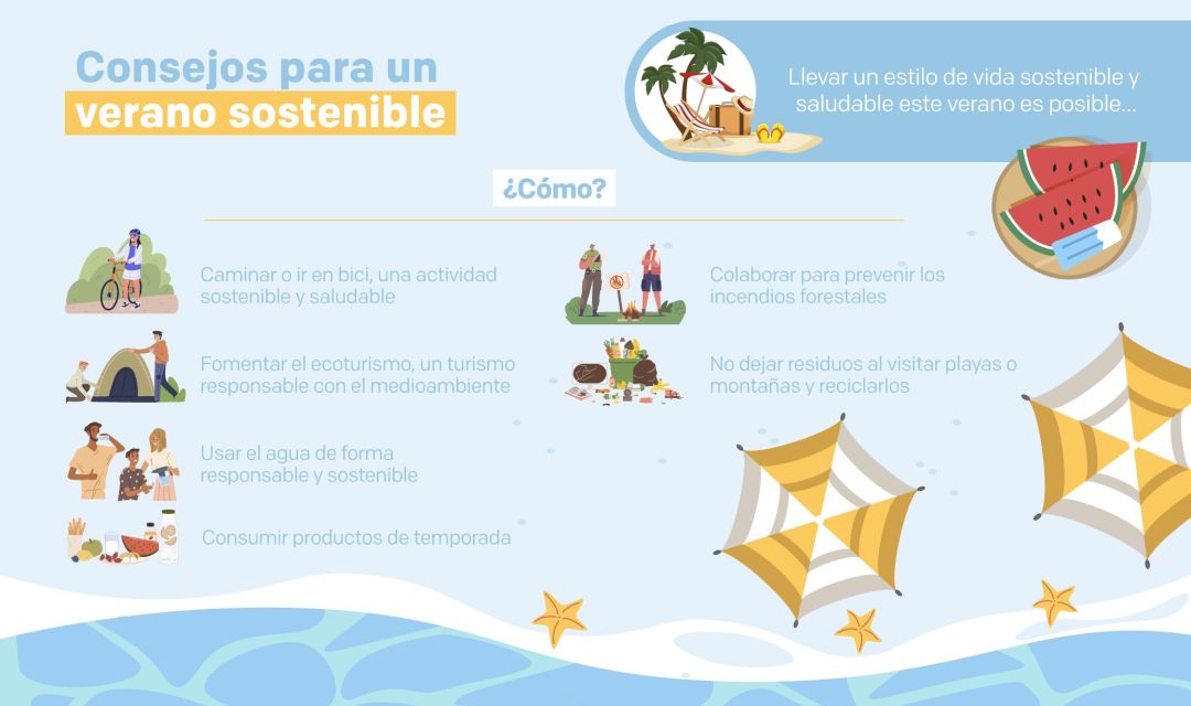 Consejos para un verano sostenible