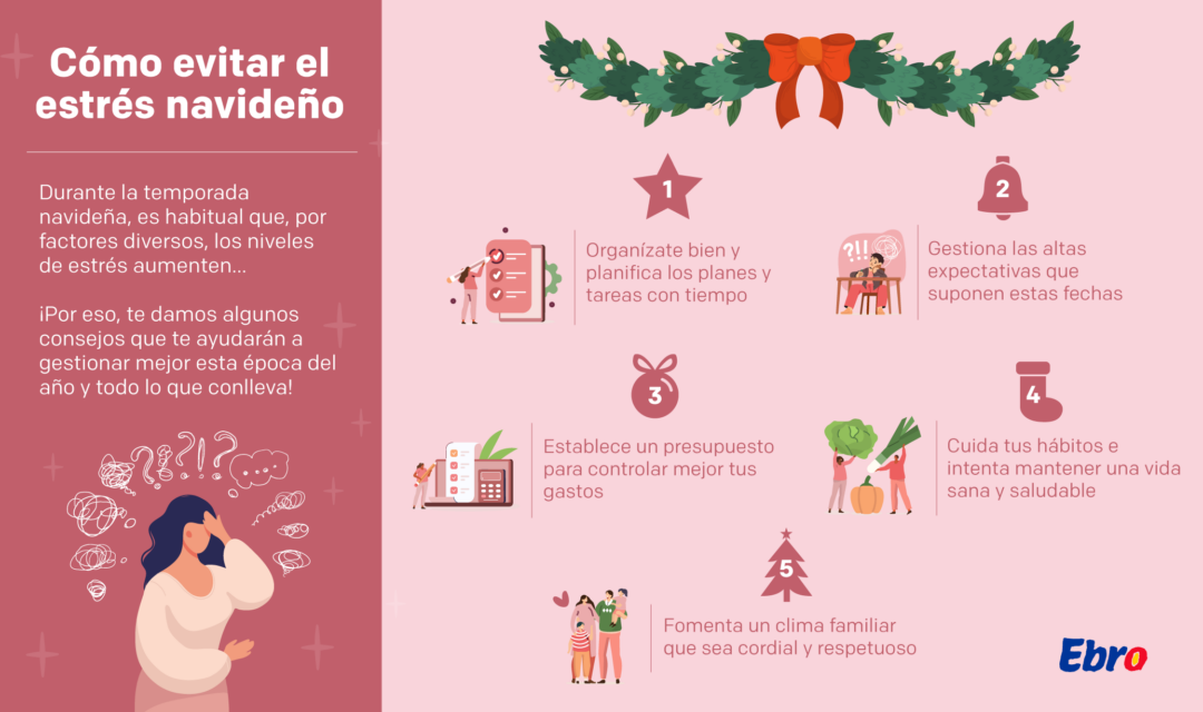 Consejos para evitar el estrés en Navidad