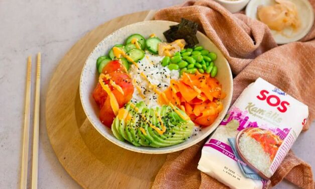 Poke bowl vegano