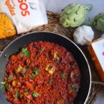 Paella de alcachofas