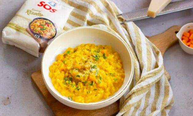 Risotto con calabaza
