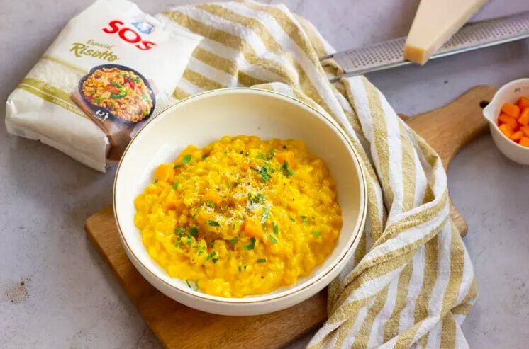 Risotto con calabaza